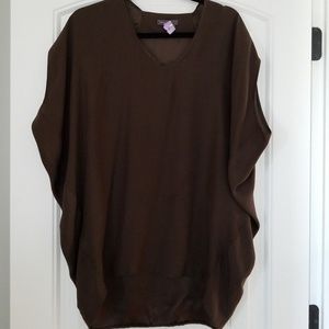 Vince oversized silk blouse.